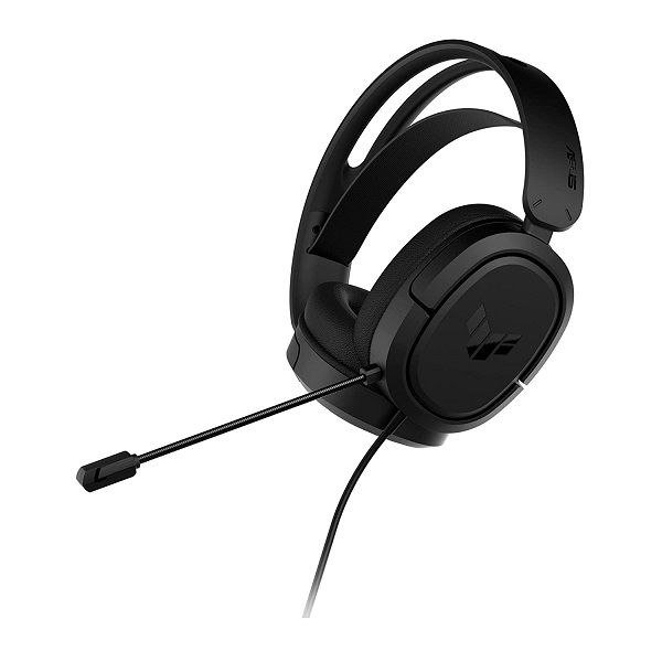 ASUS TUF Gaming H1 gaming headphone with Discord and Teamspeak certified microphone and 7.1 surround sound