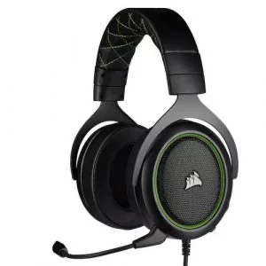 Corsair HS50 Pro Stereo Over Ear Green Gaming Headset With Mic Ca-9011216-Ap