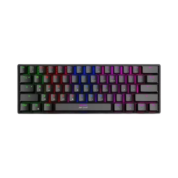 Ant Esports MK1300 Mini Wired Mechanical Gaming Keyboard with Red Switches