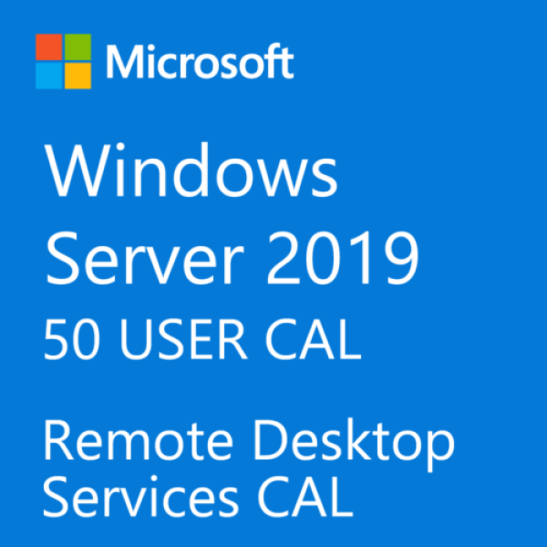 Windows Server 2019 Remote Desktop Services 50 USER Connections Key