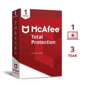 McAfee Total Protection 1 Pc 3 Years